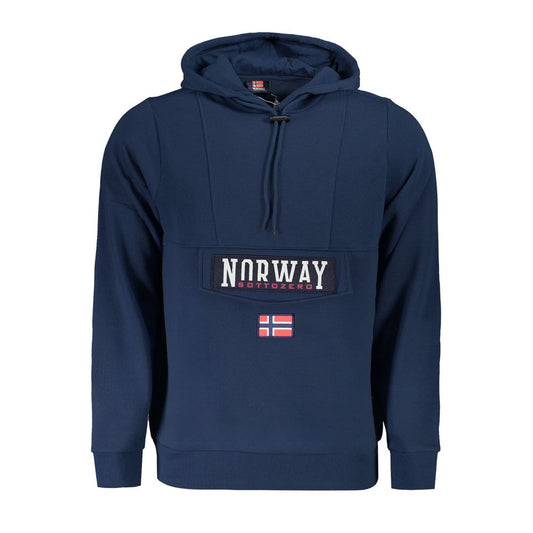 Norway 1963 Blauer Baumwollpullover für Männer