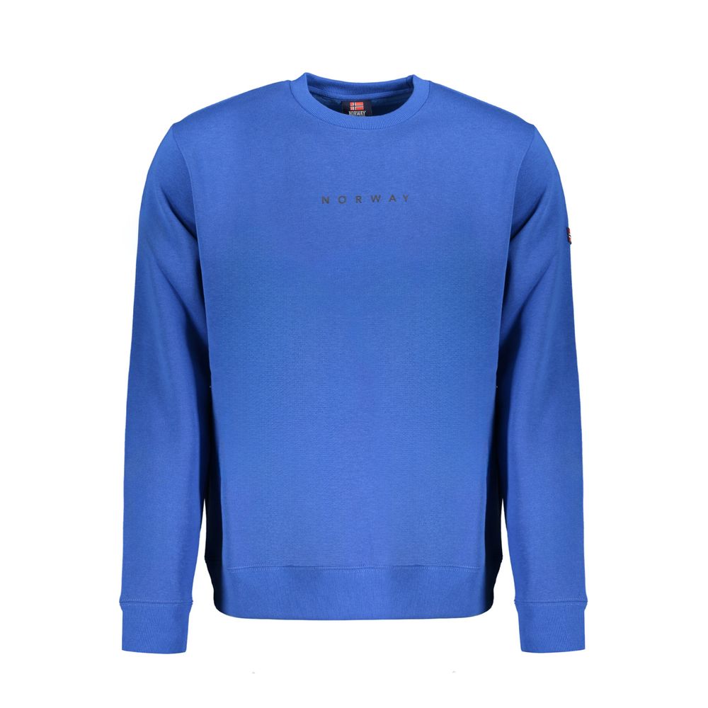 Norway 1963 Blauer Baumwollpullover für Männer