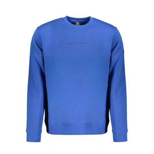 Norway 1963 Blauer Baumwollpullover für Männer