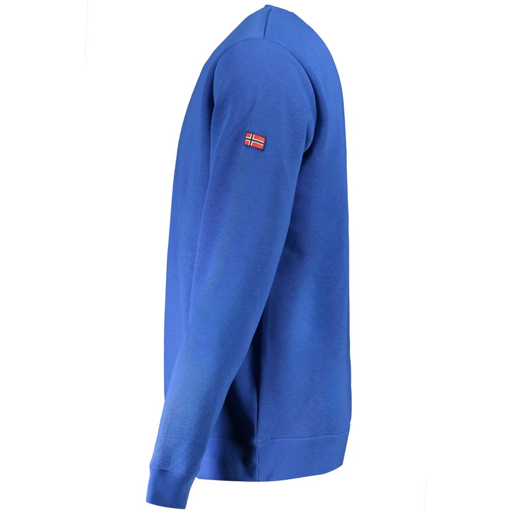 Norway 1963 Blauer Baumwollpullover für Männer