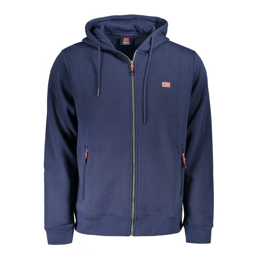 Norway 1963 Blauer Baumwollpullover für Männer