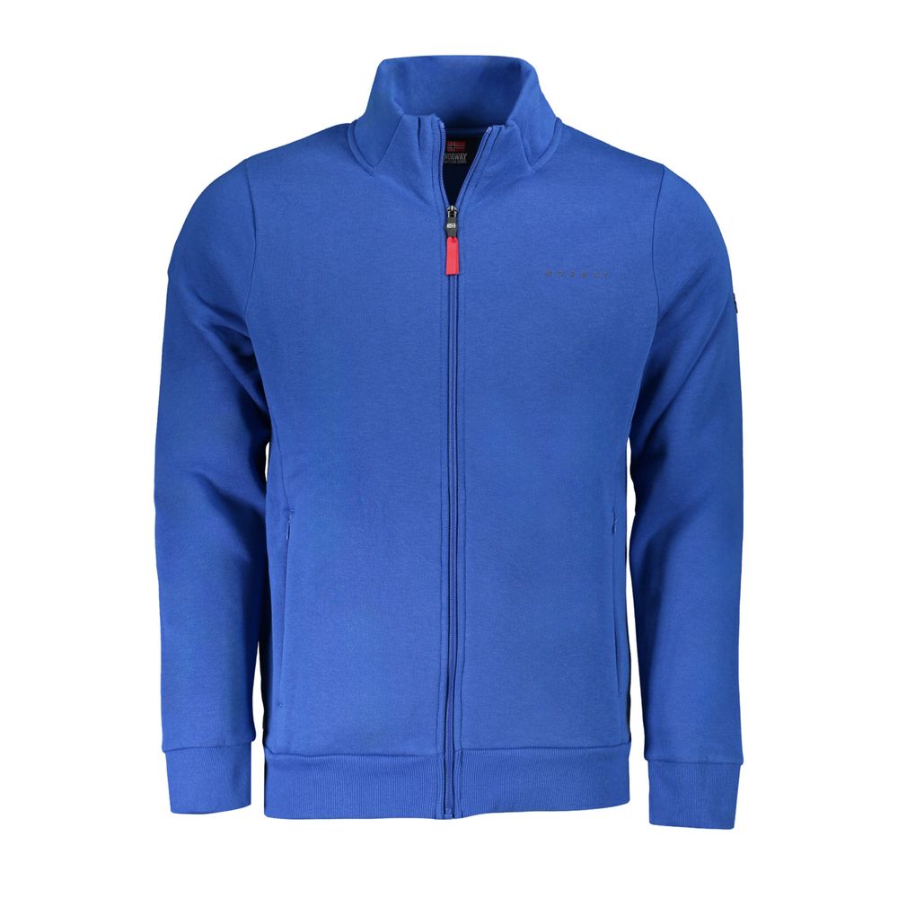 Norway 1963 Blauer Baumwollpullover für Männer