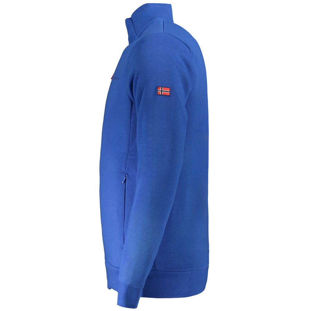 Norway 1963 Blauer Baumwollpullover für Männer