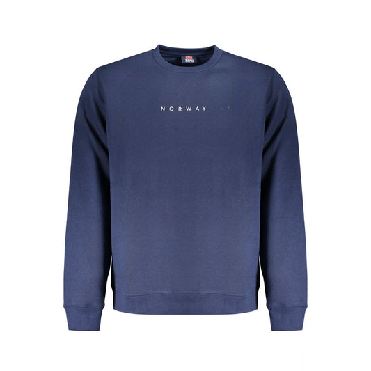 Norway 1963 Blauer Baumwollpullover für Männer