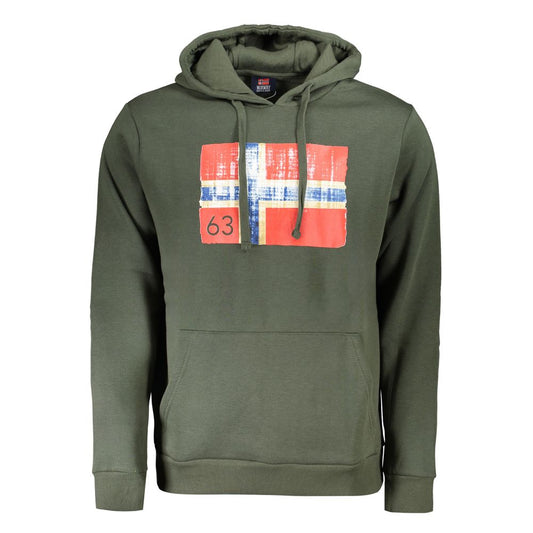 Norway 1963 Grüner Baumwollpullover für Männer