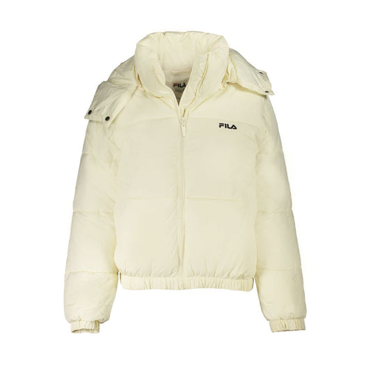 Fila Beige Polyester Women's Jacket