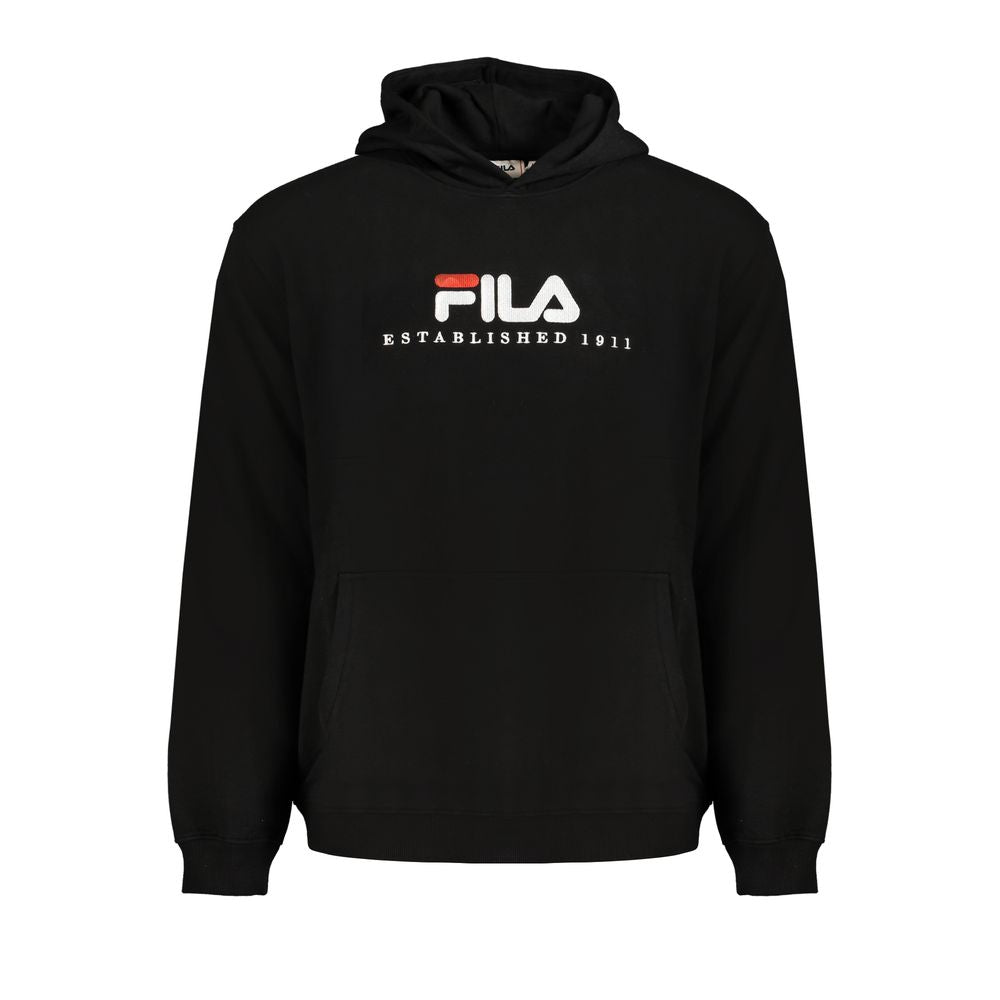 Fila Black Cotton Sweater for Men