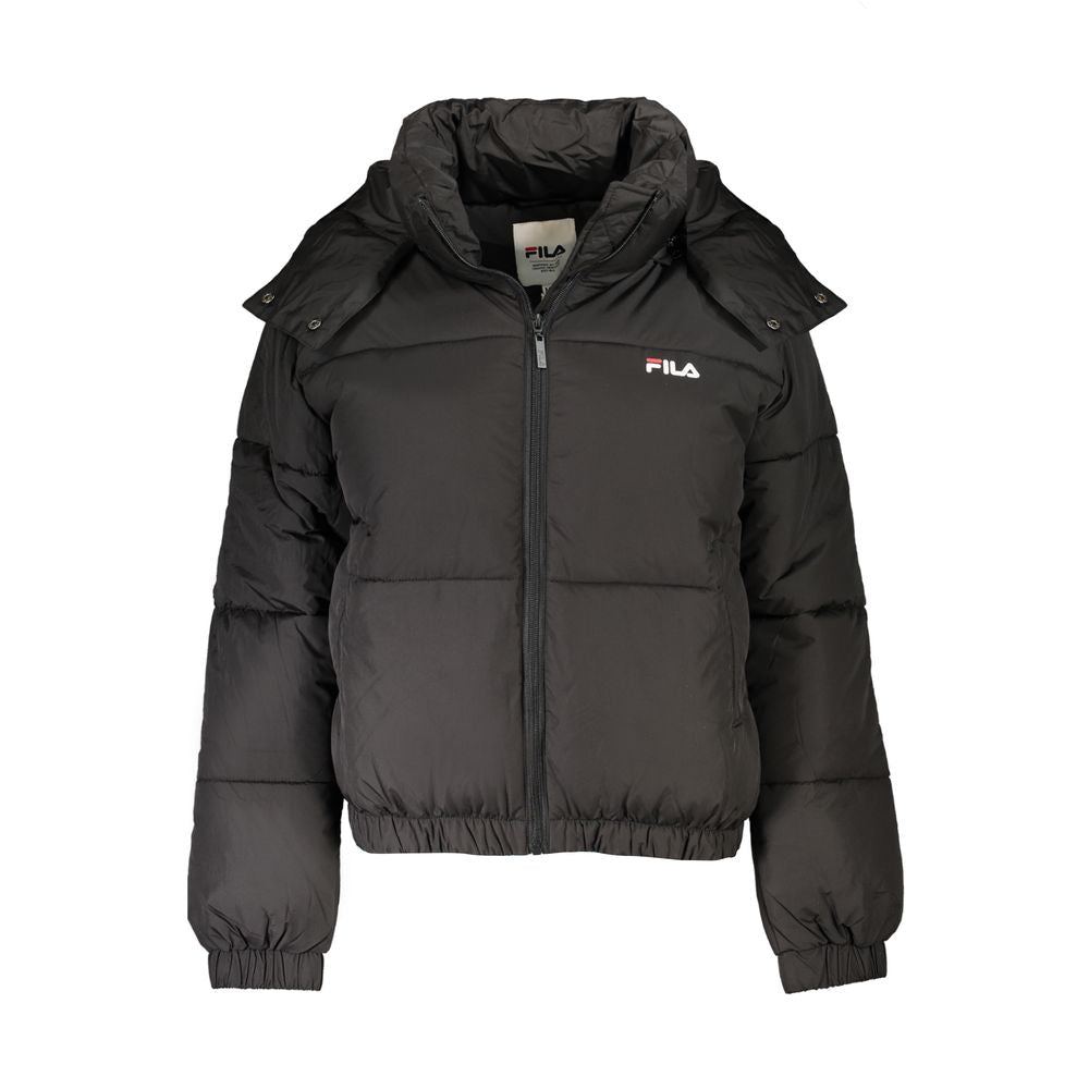 Fila Black Polyester Women's Jacket