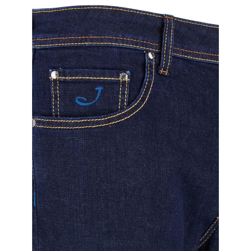 Jacob Cohen Blaue Baumwolljeans & Hose