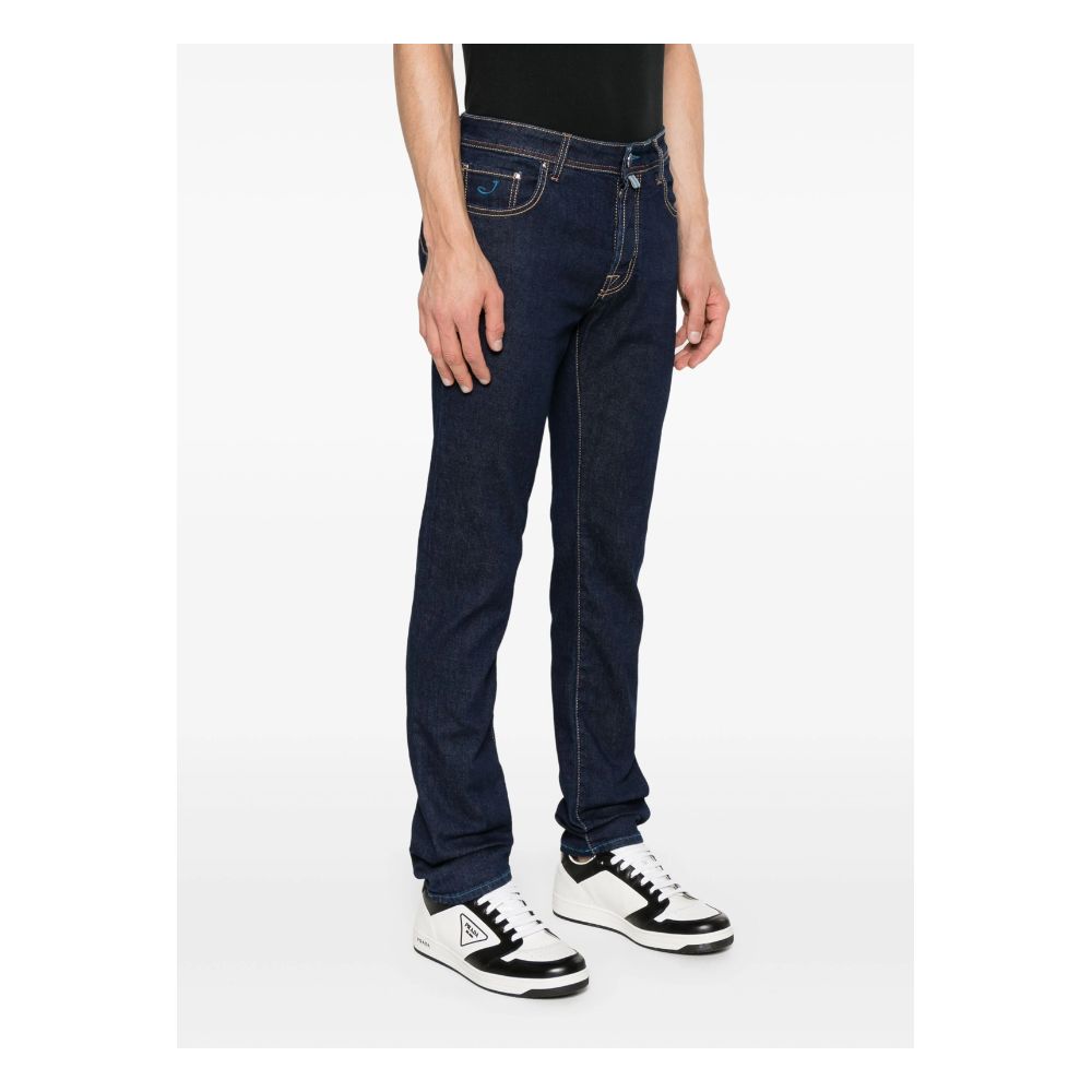 Jacob Cohen Blaue Baumwolljeans & Hose