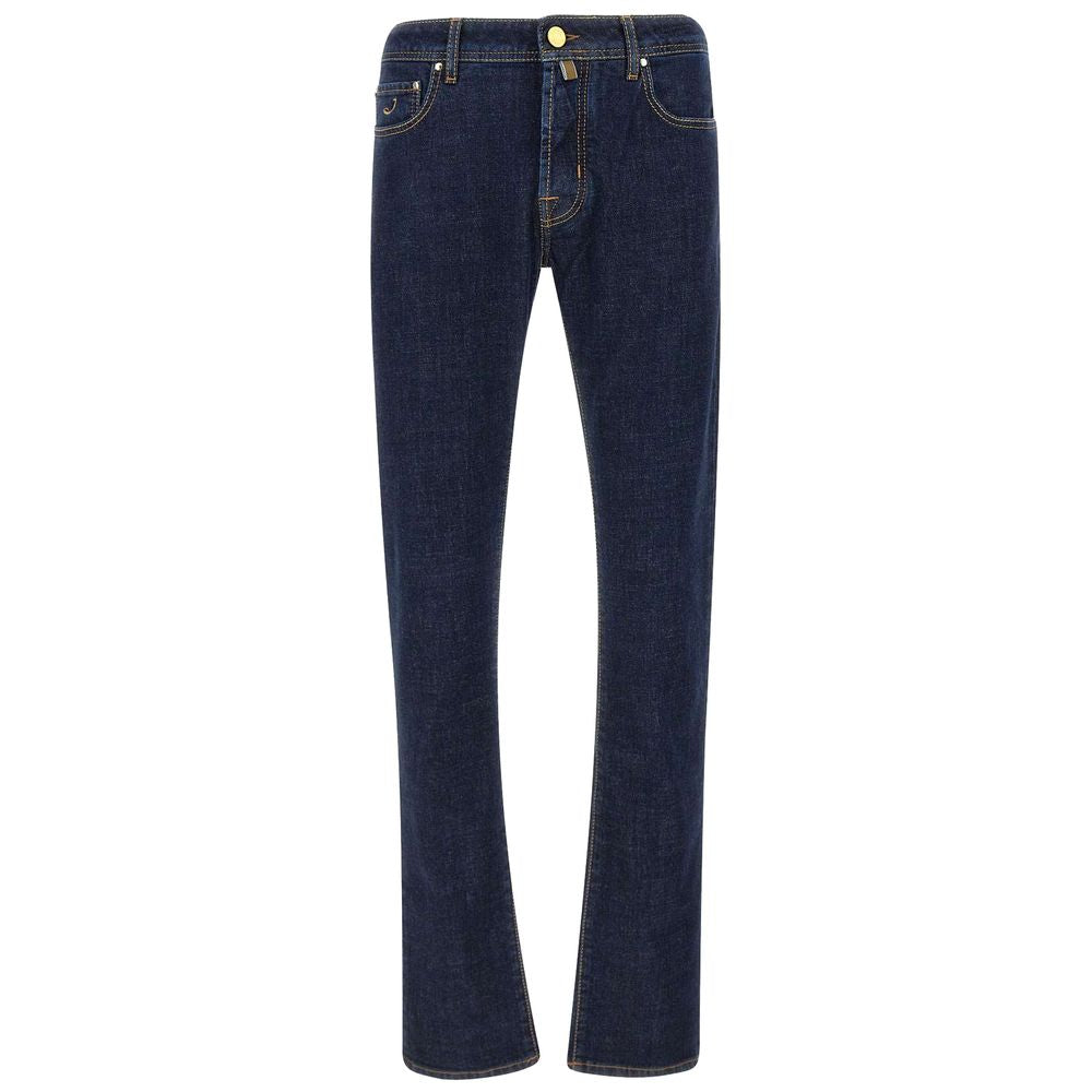 Jacob Cohen Blaue Baumwolljeans & Hose