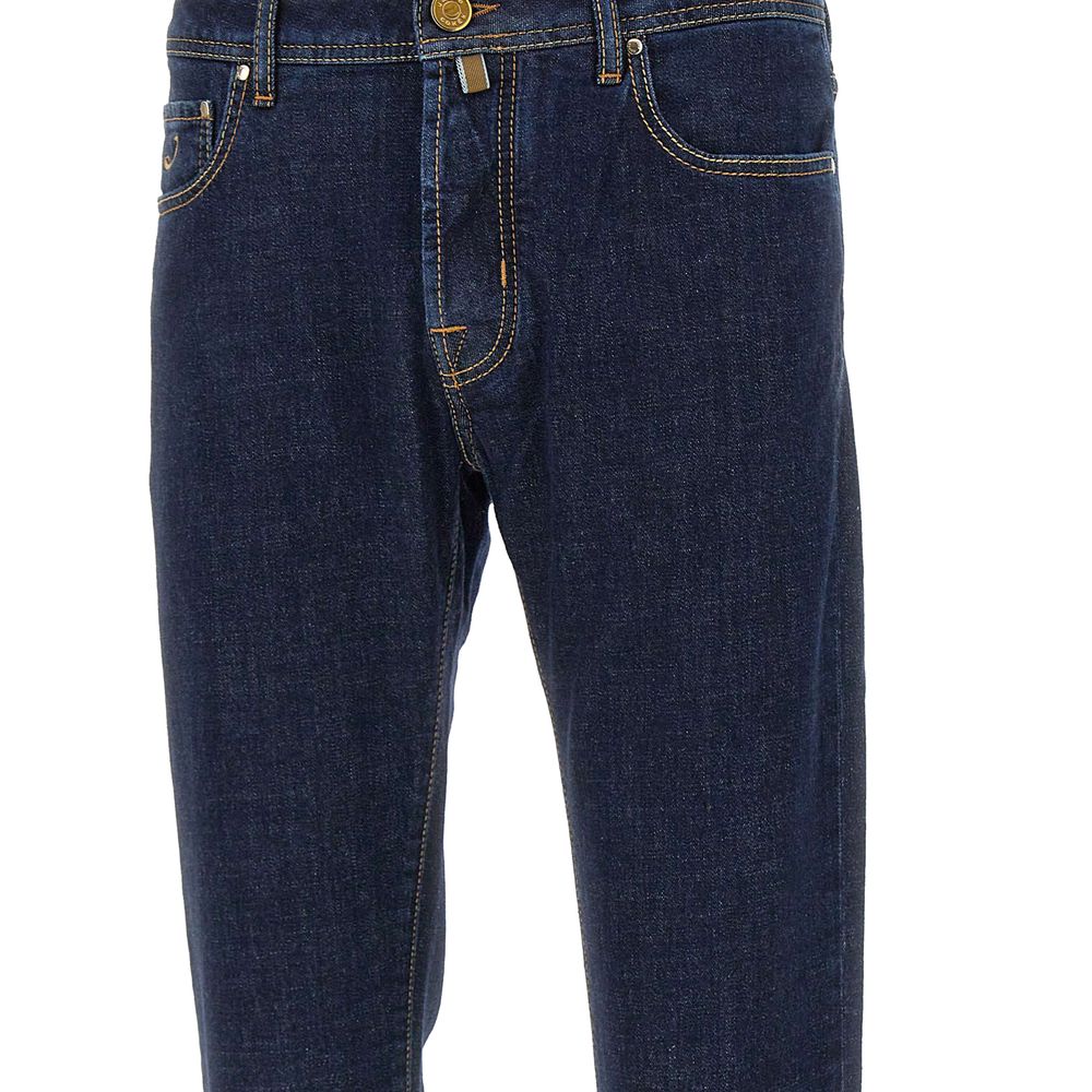 Jacob Cohen Blaue Baumwolljeans & Hose