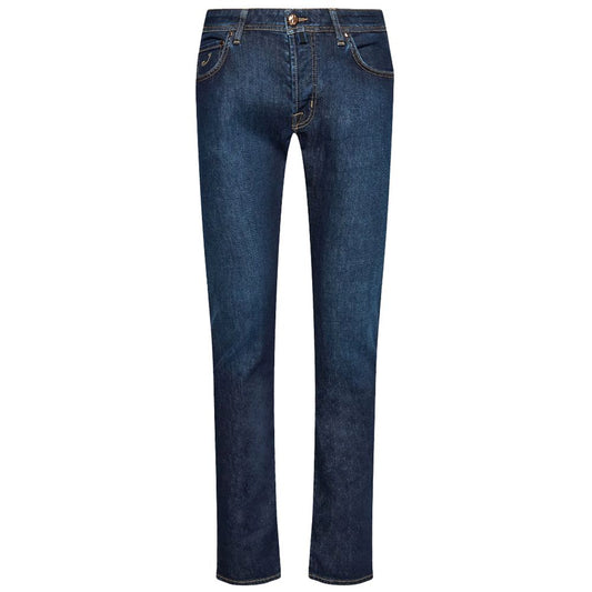 Jacob Cohen Blaue Baumwolljeans & Hose