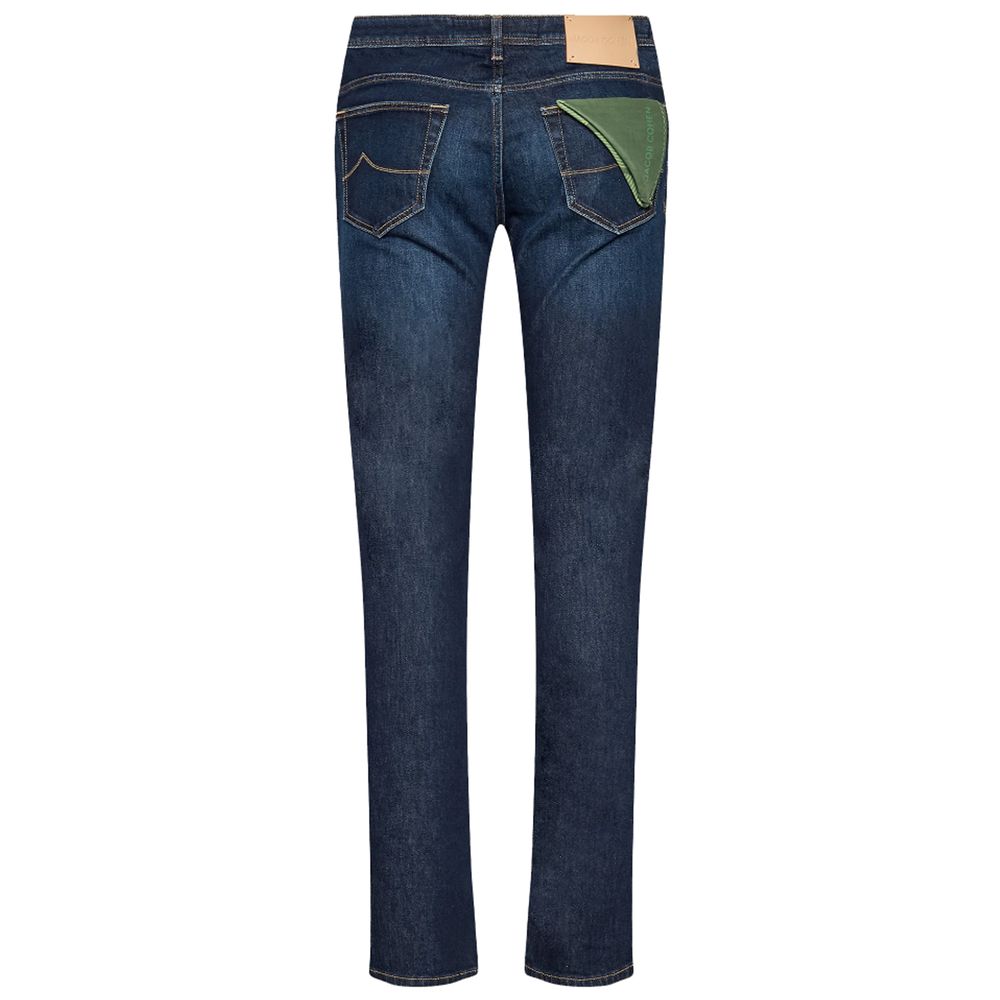 Jacob Cohen Blaue Baumwolljeans & Hose