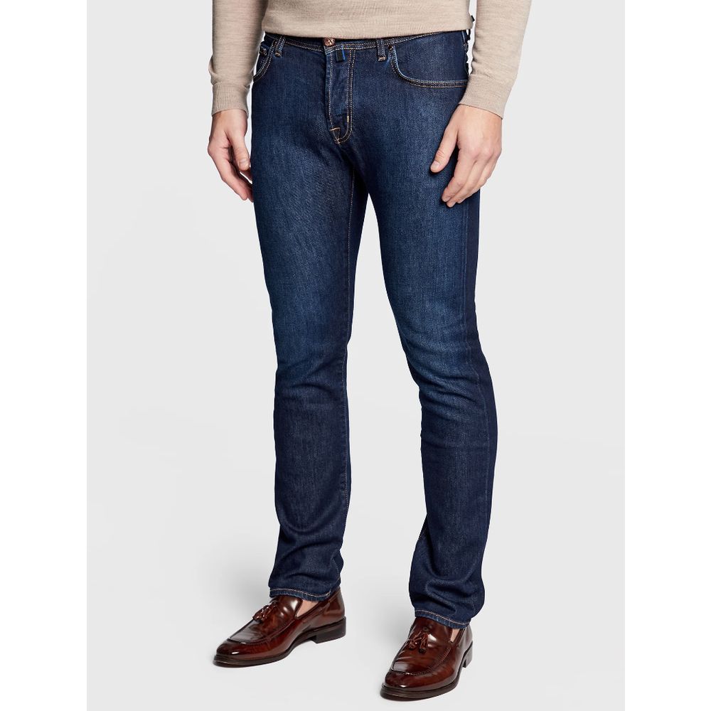 Jacob Cohen Blaue Baumwolljeans & Hose