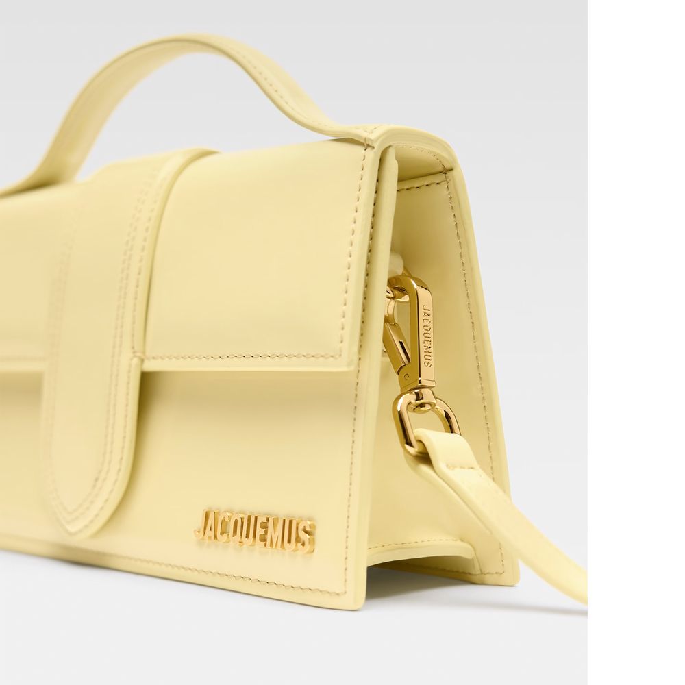 Jacquemus Yellow Leather Crossbody Bag