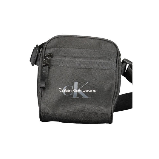 Calvin Klein Black Polyester Men's Shoulder Bag