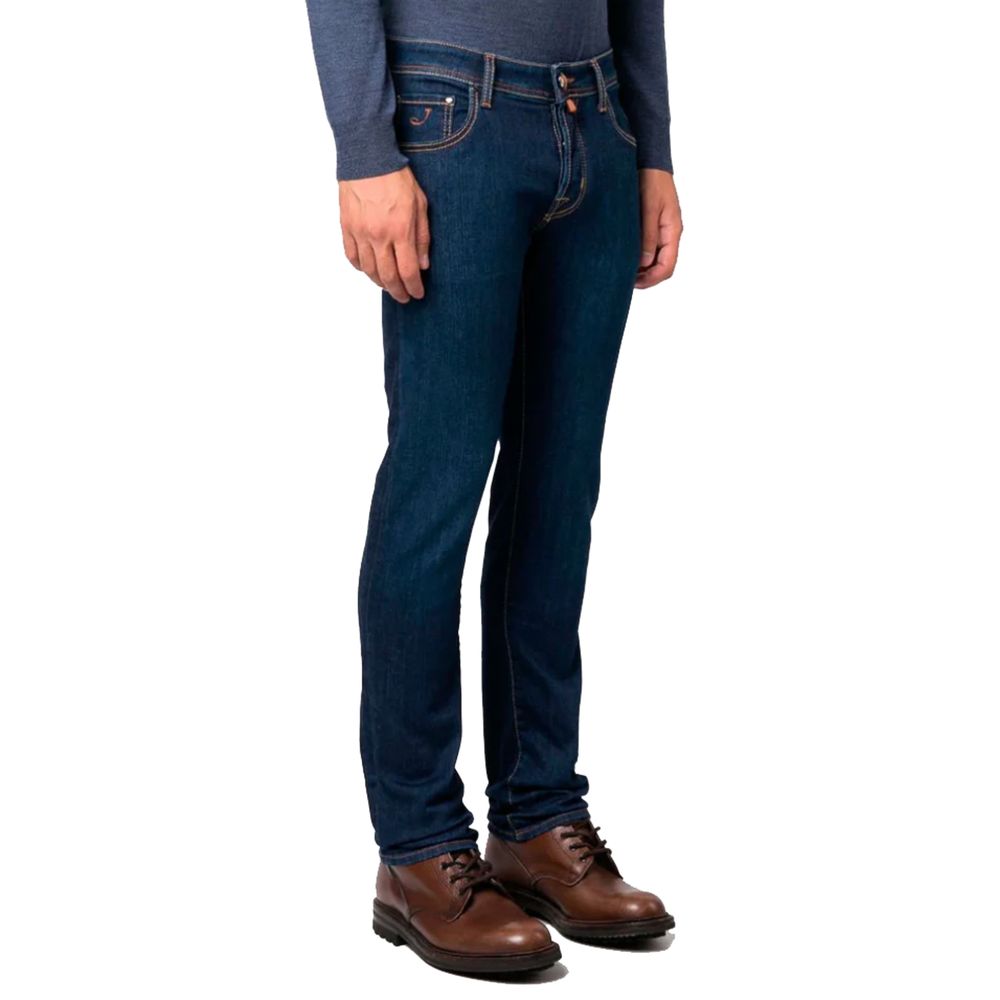 Jacob Cohen Blaue Baumwolle Männer Jeans