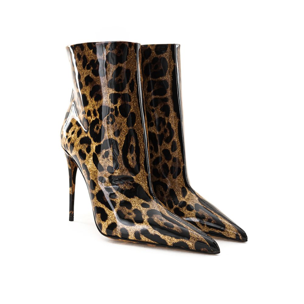 Dolce &amp; Gabbana Multicolor Leather Boots