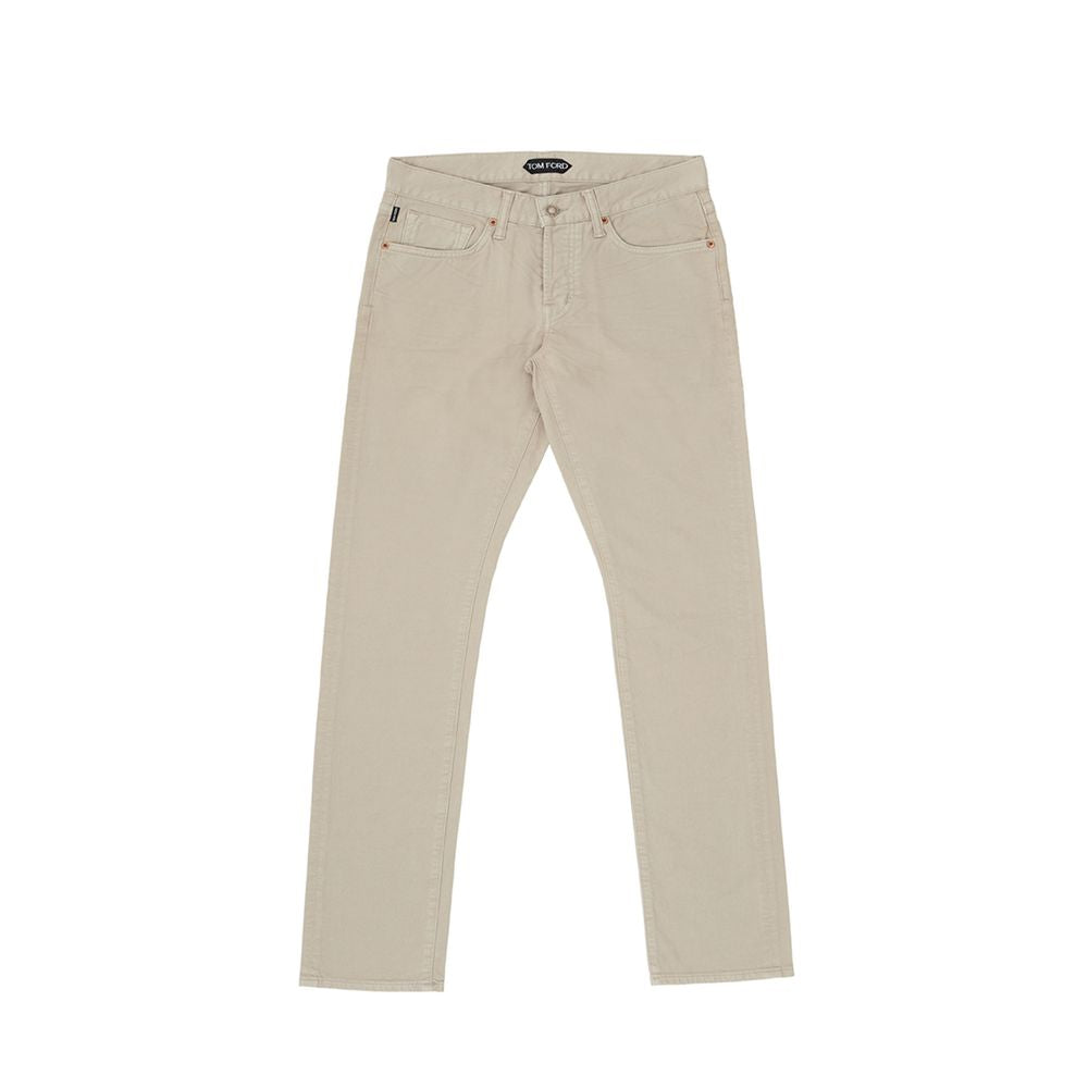 Tom Ford Beige Baumwolljeans & Hose