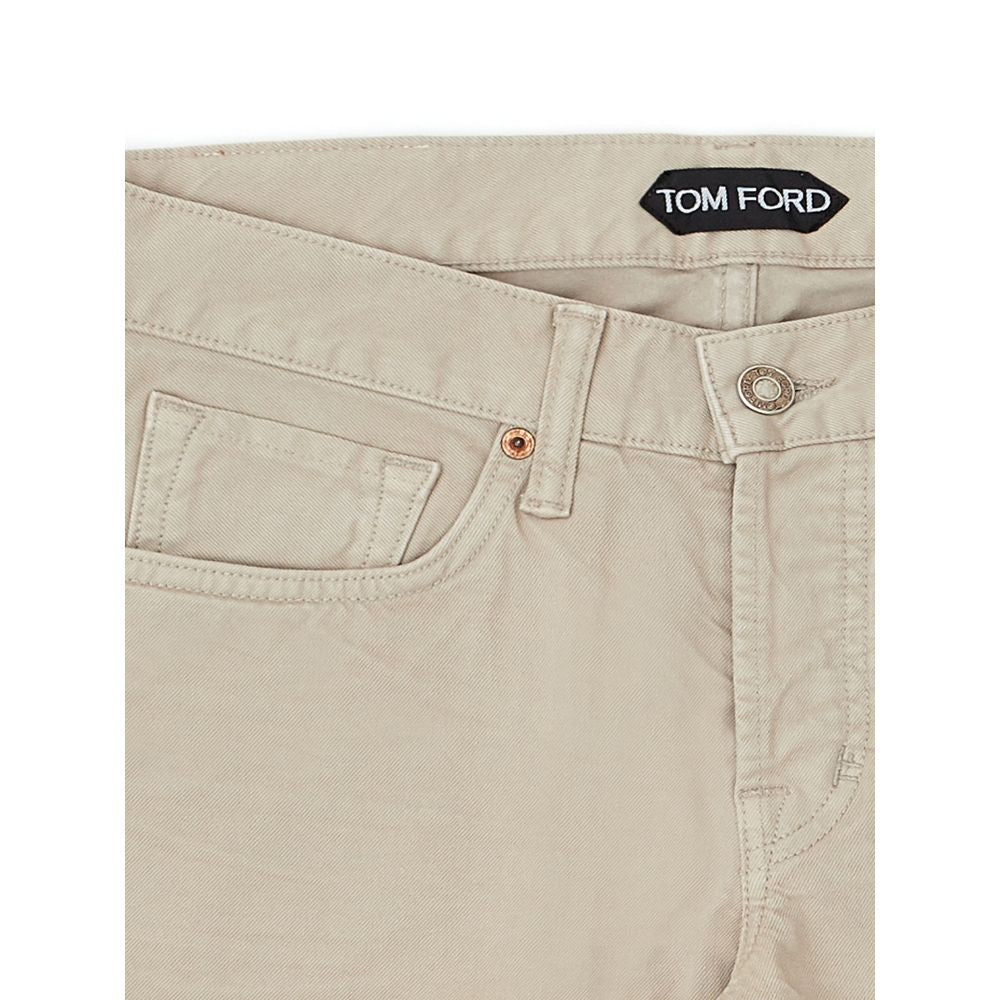 Tom Ford Beige Baumwolljeans & Hose