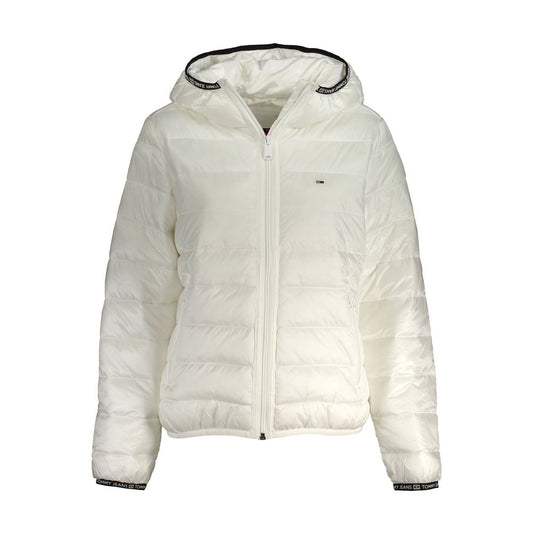 Tommy Hilfiger White Polyester Jackets &amp; Coats