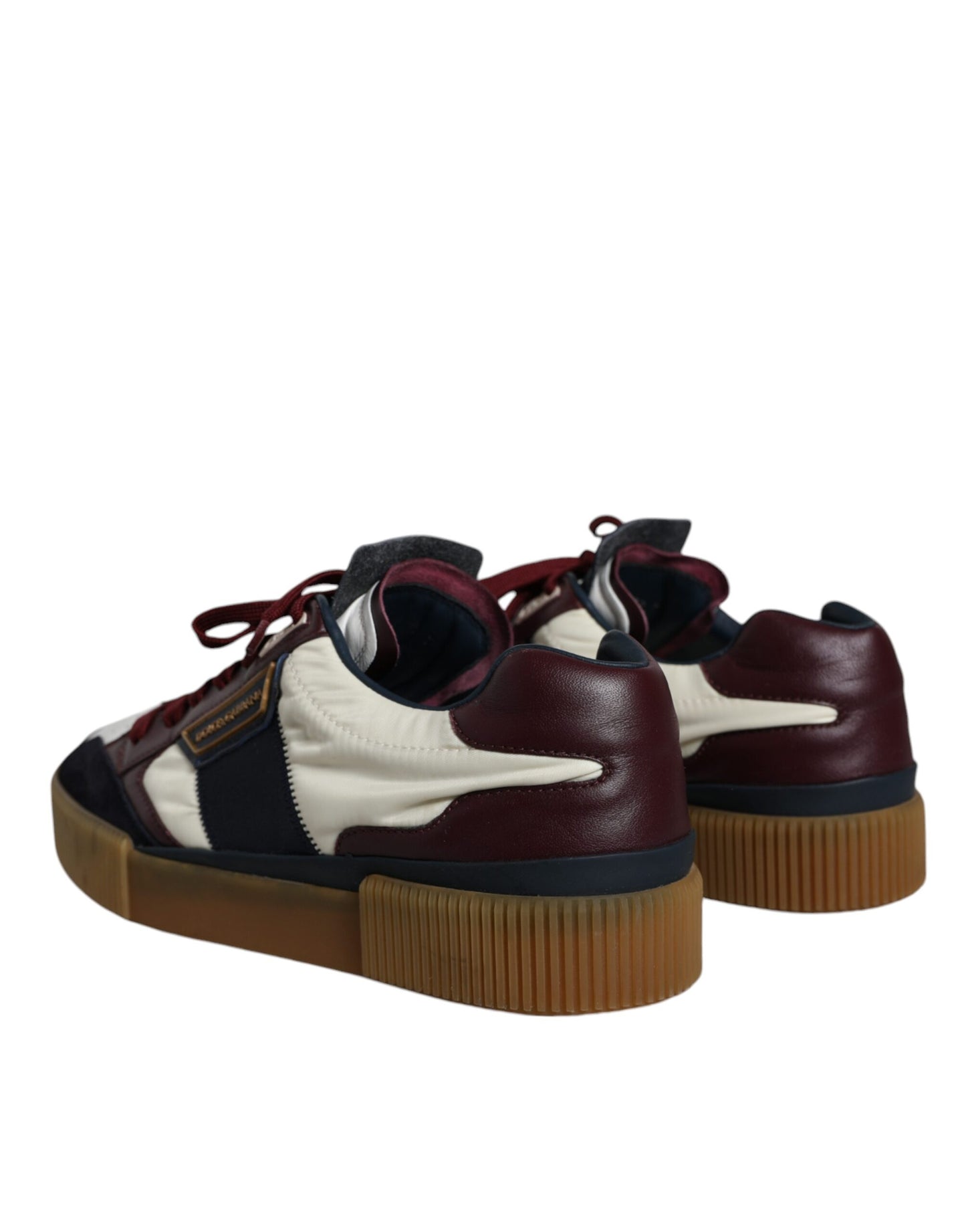 Dolce &amp; Gabbana Multicolor Miami Leather Low Top Sneakers Shoes