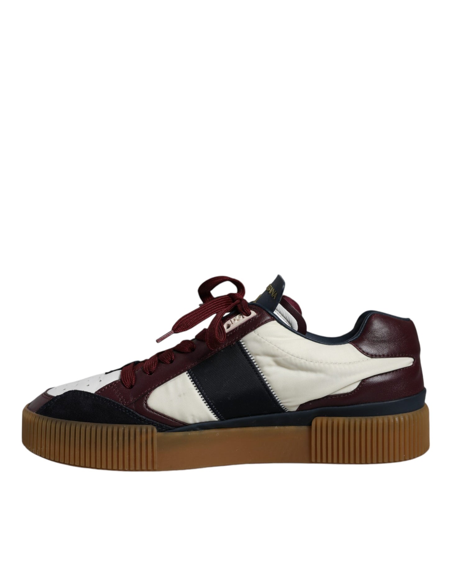 Dolce &amp; Gabbana Multicolor Miami Leather Low Top Sneakers Shoes