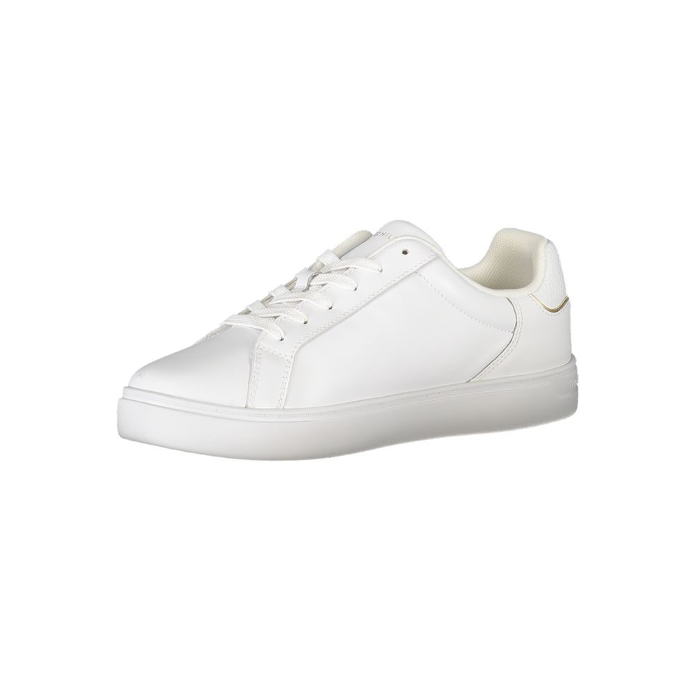 Tommy Hilfiger White Leather Women's Sneakers