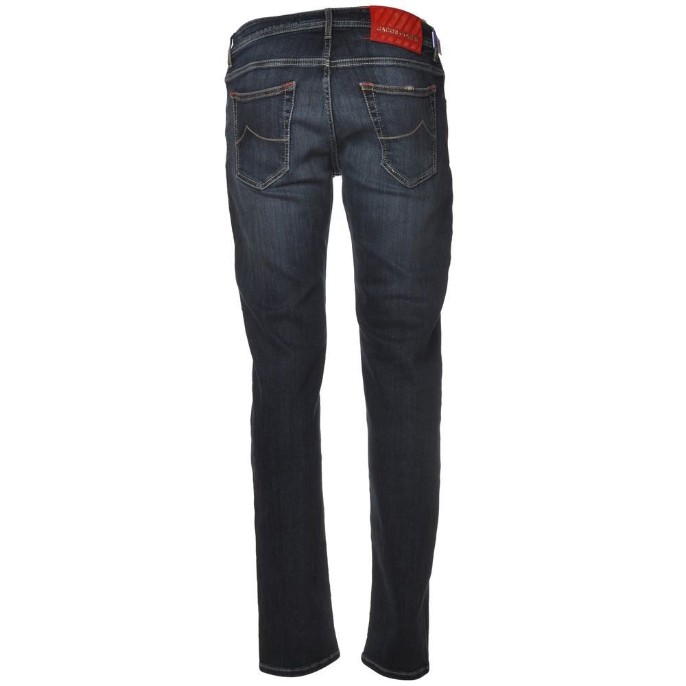 Jacob Cohen Blaue Baumwolljeans & Hose