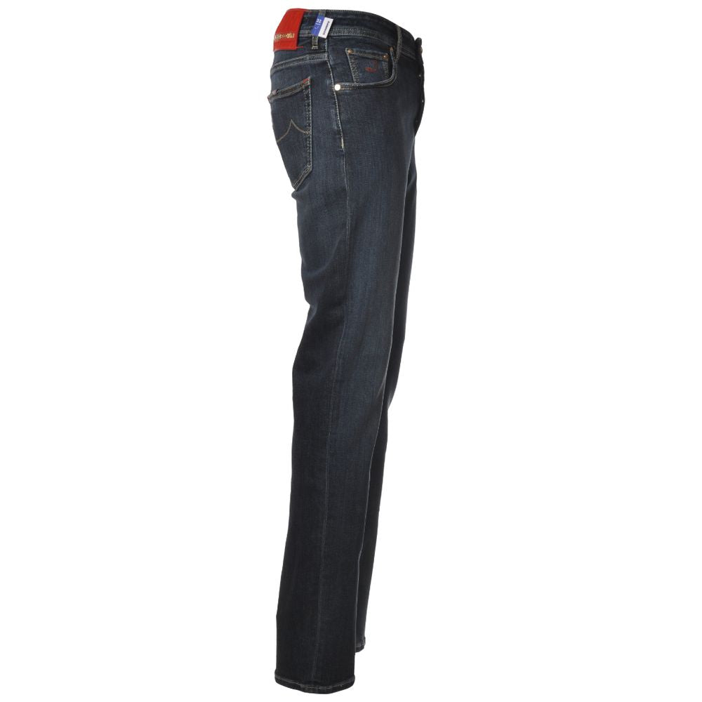 Jacob Cohen Blaue Baumwolljeans & Hose