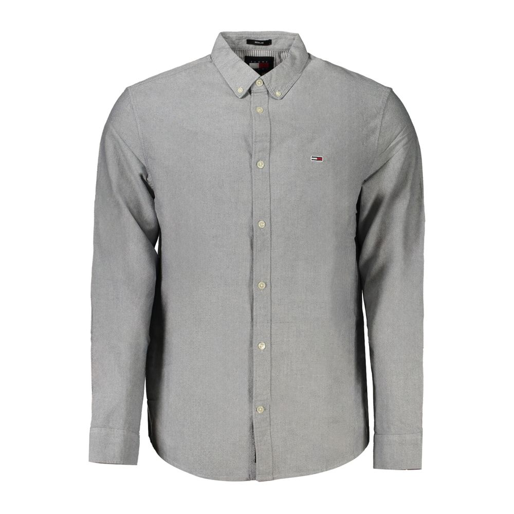 Tommy Hilfiger Blue Cotton Shirt for Men