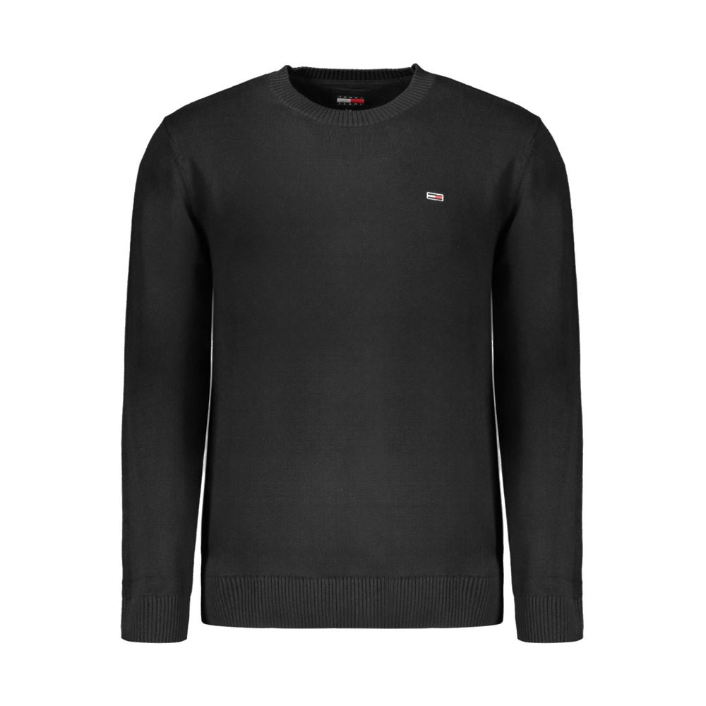 Tommy Hilfiger Schwarzer Baumwollpullover für Männer