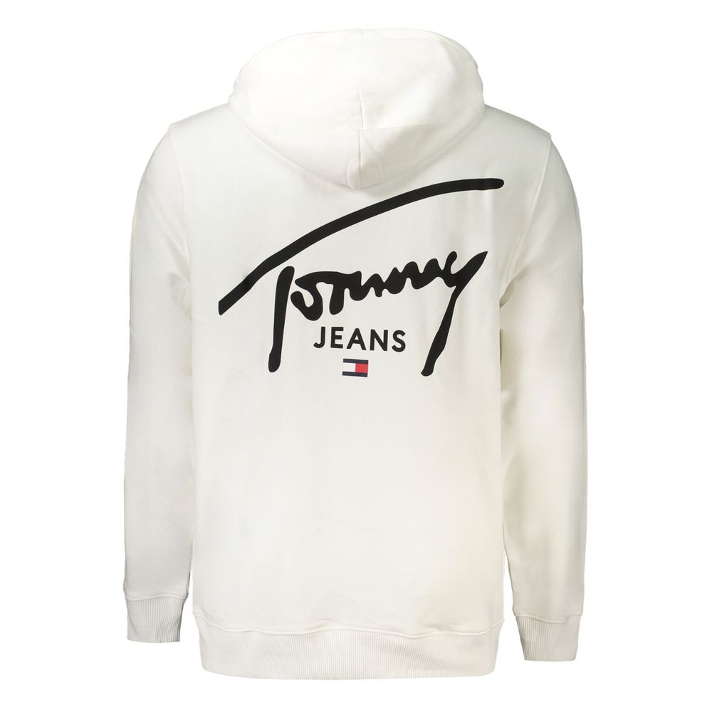 Tommy Hilfiger Weißer Baumwollpullover für Männer