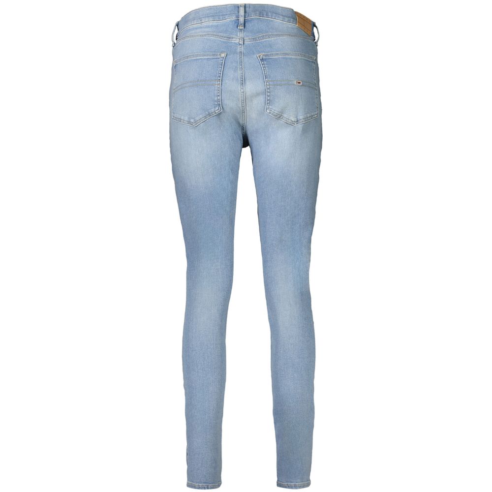 Tommy Hilfiger Hellblaue Baumwoll-Skinny-Jeans für Frauen