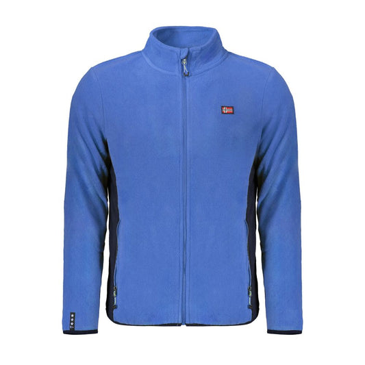 Norway 1963 Blauer Polyester-Pullover für Männer