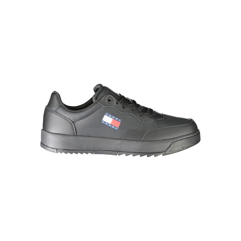 Tommy Hilfiger Black Polyethylene Men's Sneaker