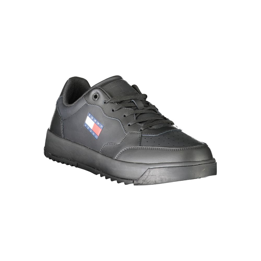 Tommy Hilfiger Black Polyethylene Men's Sneaker