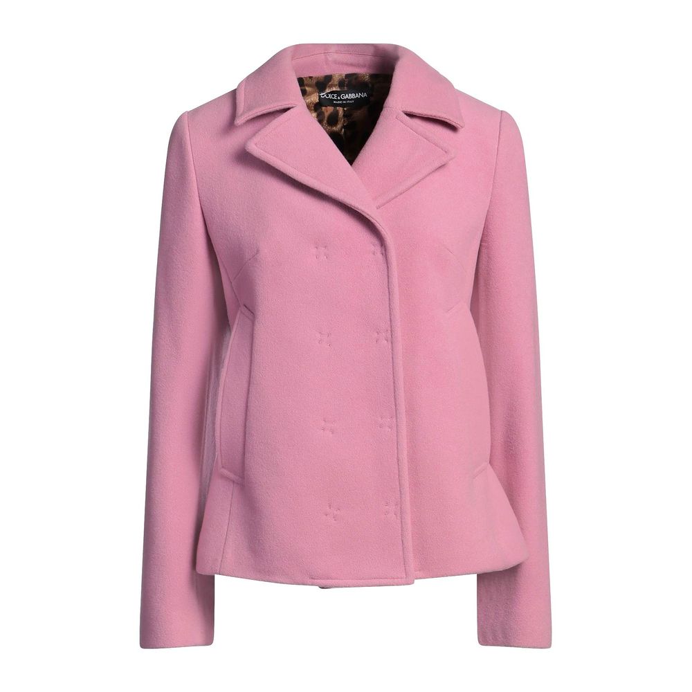 Dolce &amp; Gabbana Pink Wool Jackets and Coats