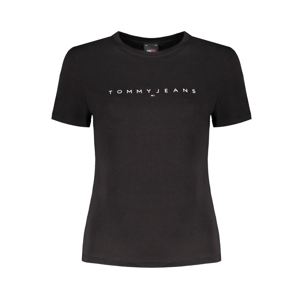 Tommy Hilfiger Black Cotton Tops &amp; T-Shirt