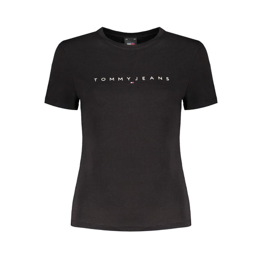 Tommy Hilfiger Black Cotton Tops &amp; T-Shirt