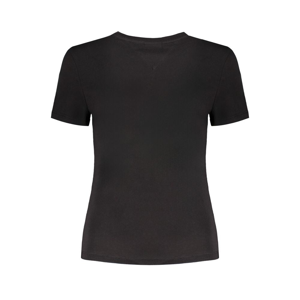 Tommy Hilfiger Black Cotton Tops &amp; T-Shirt