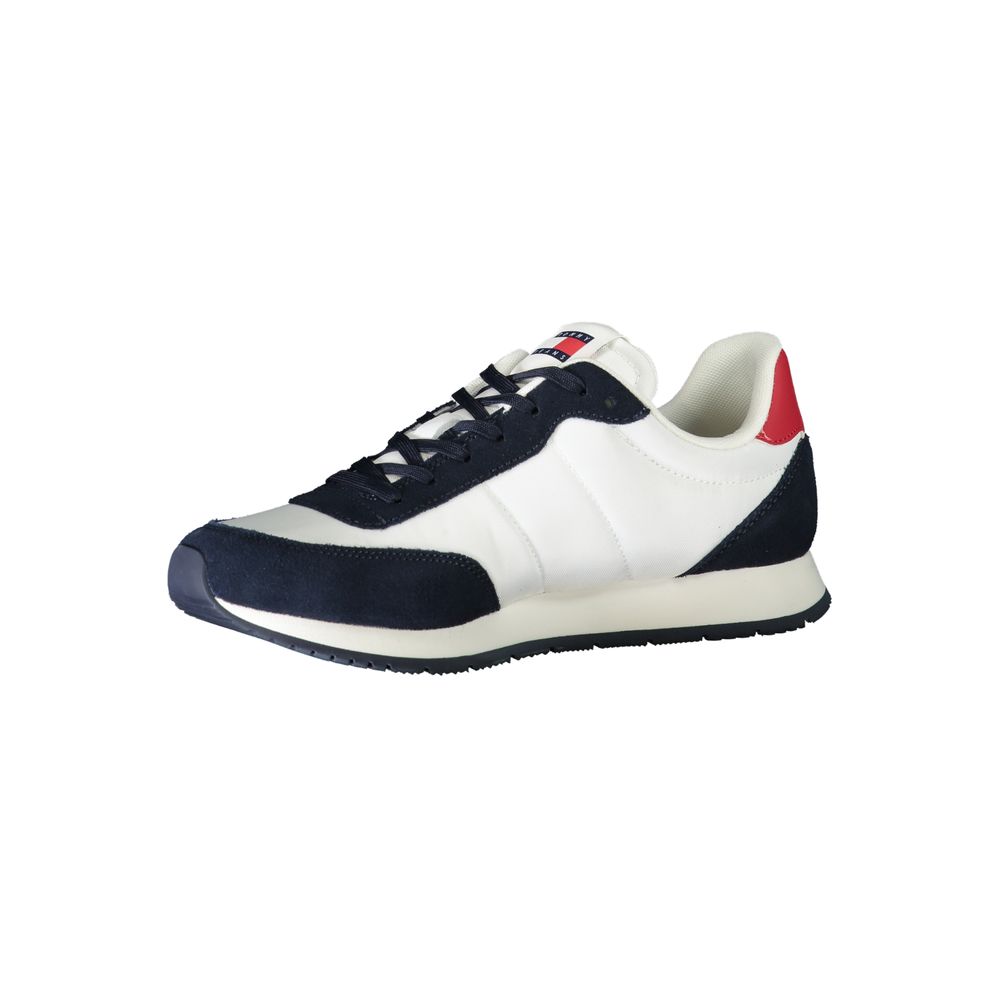 Tommy Hilfiger White Leather Men's Sneakers