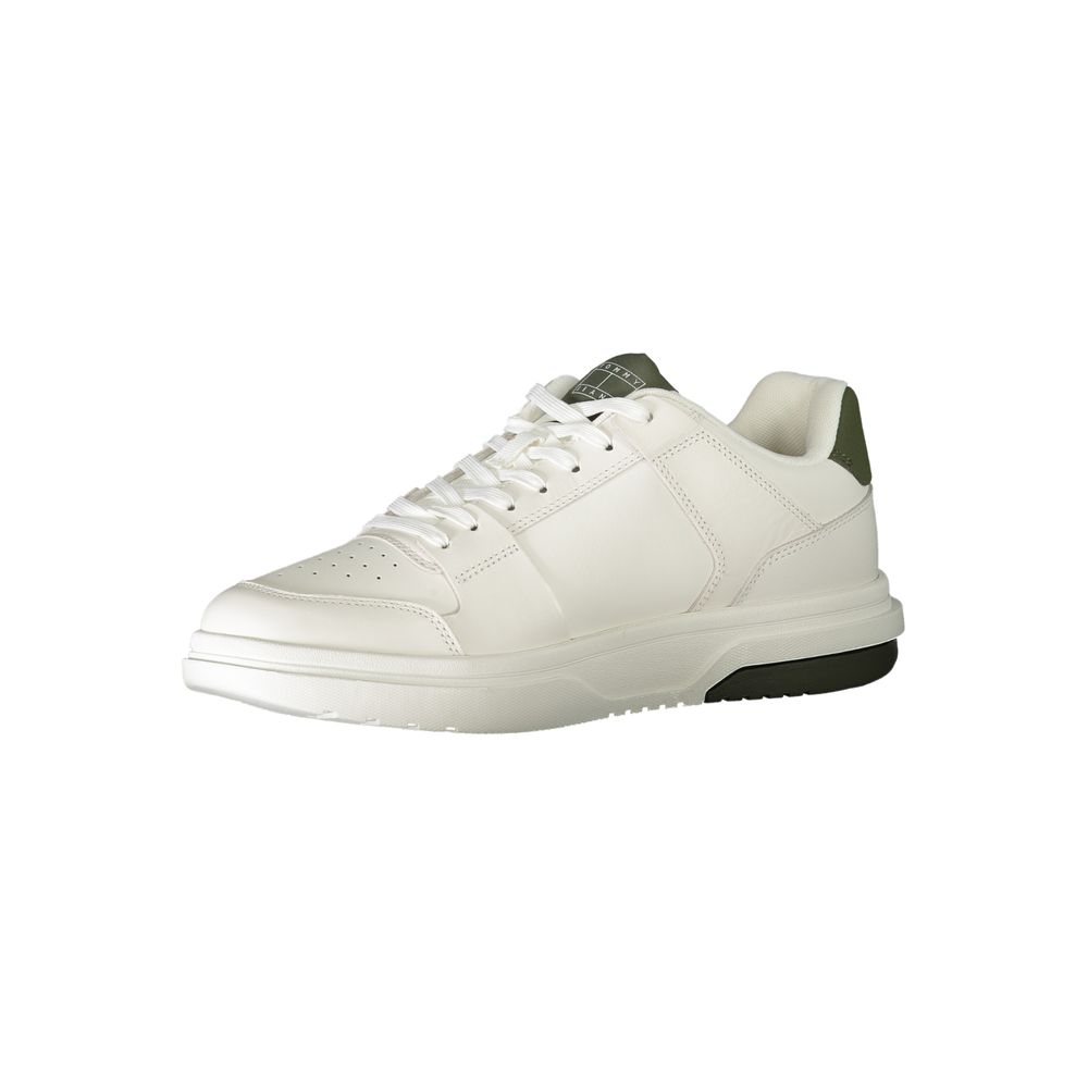 Tommy Hilfiger White Polyethylene Men's Sneakers