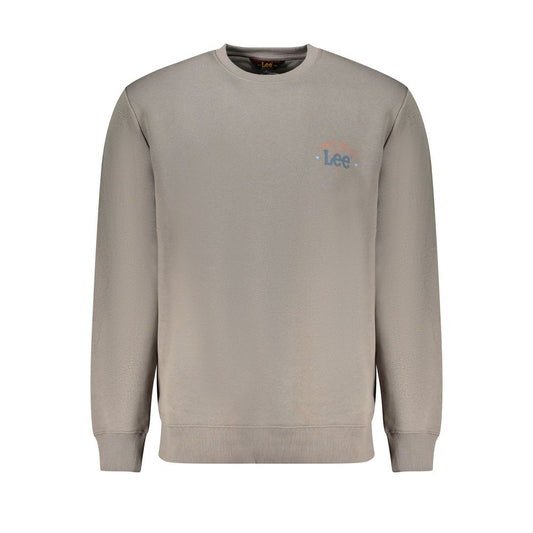 Lee Gray Cotton Sweater for Men