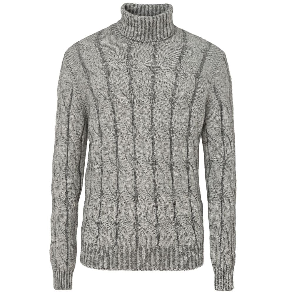 Gran Sasso Gray Cashmere Sweater