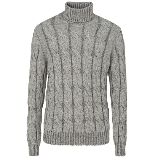 Gran Sasso Gray Cashmere Sweater