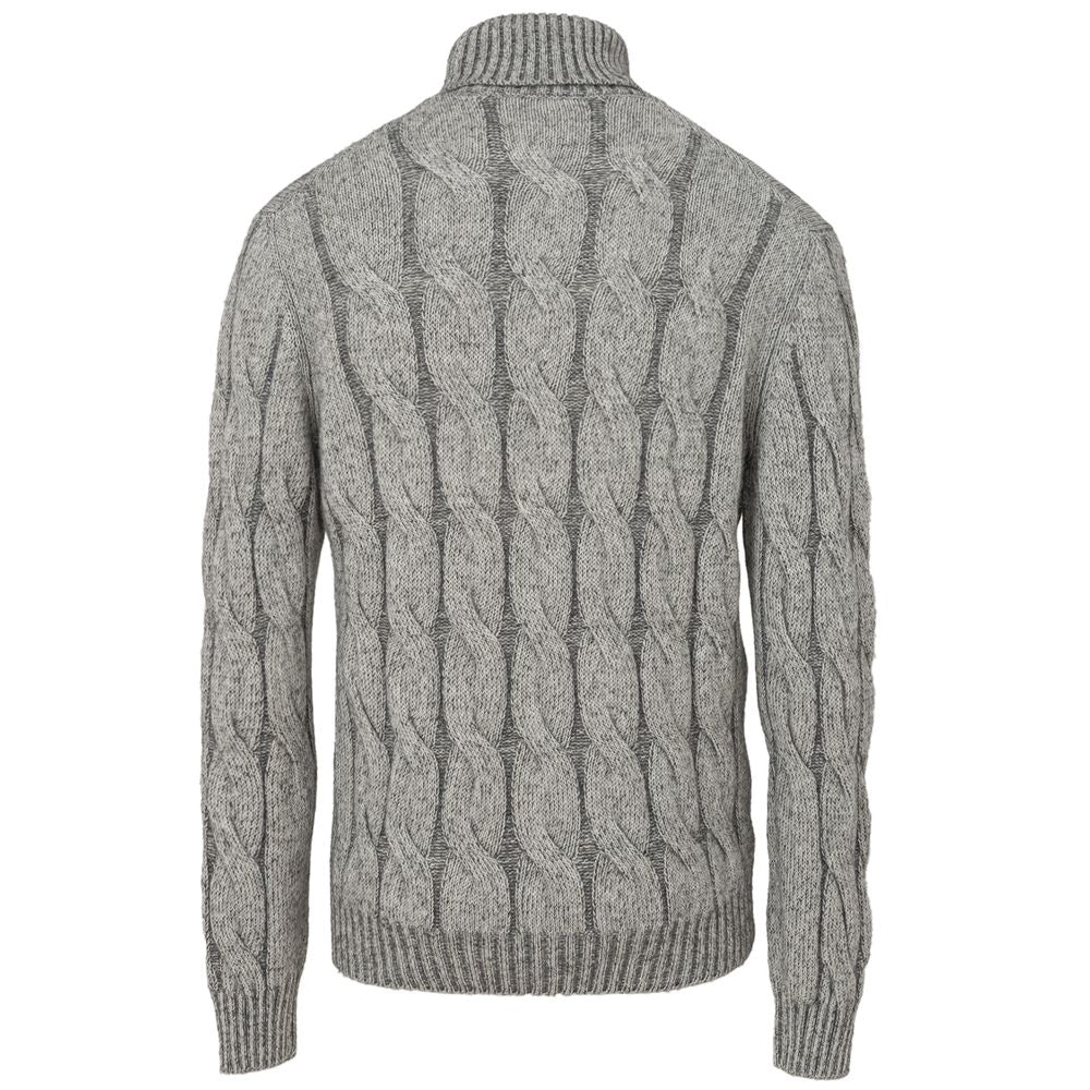 Gran Sasso Gray Cashmere Sweater