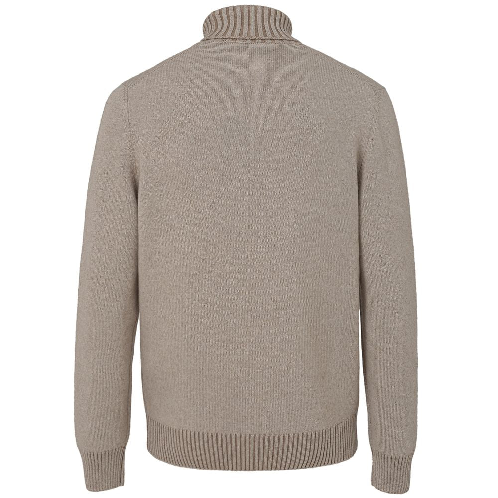 Gran Sasso Beigefarbener Kaschmirpullover