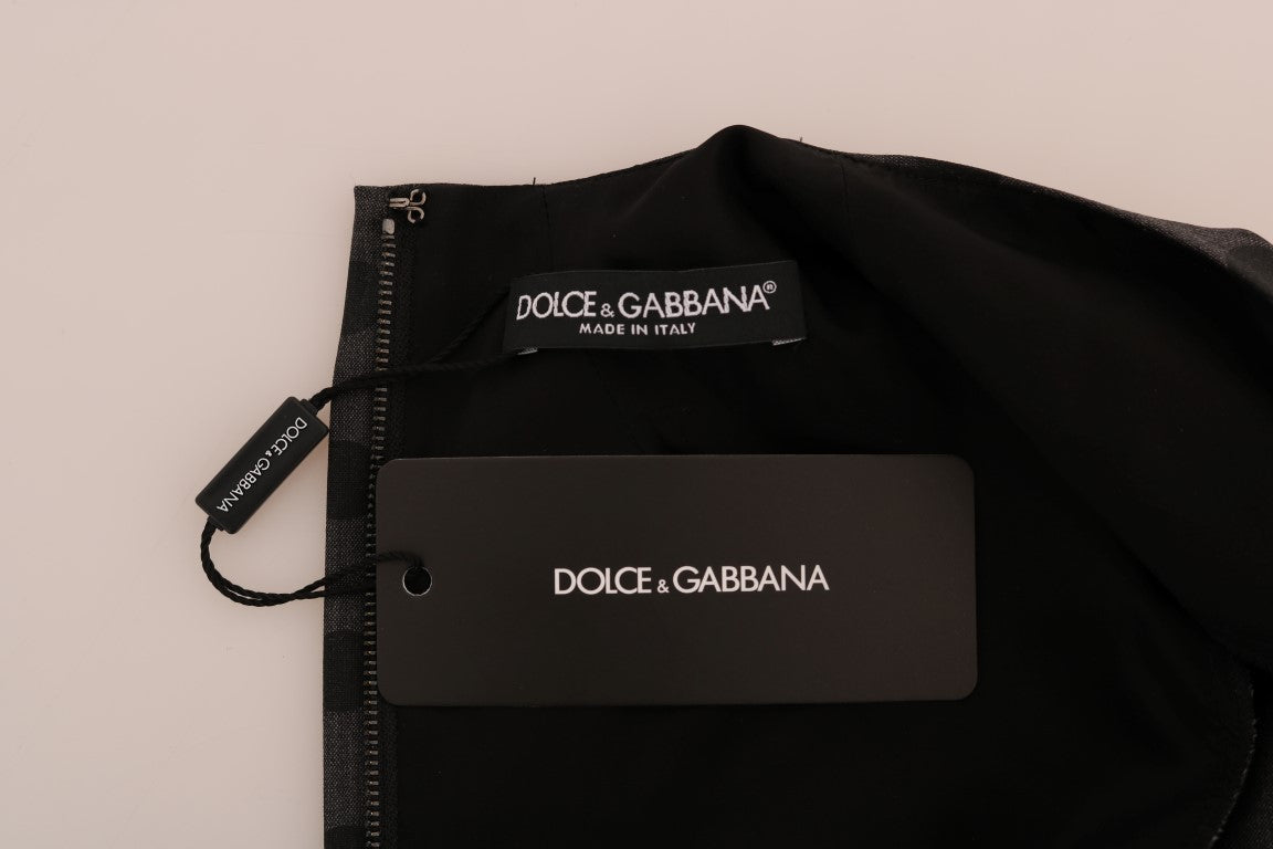 Dolce & Gabbana Elegantes Kleid aus Wollmischung mit Polka Dots